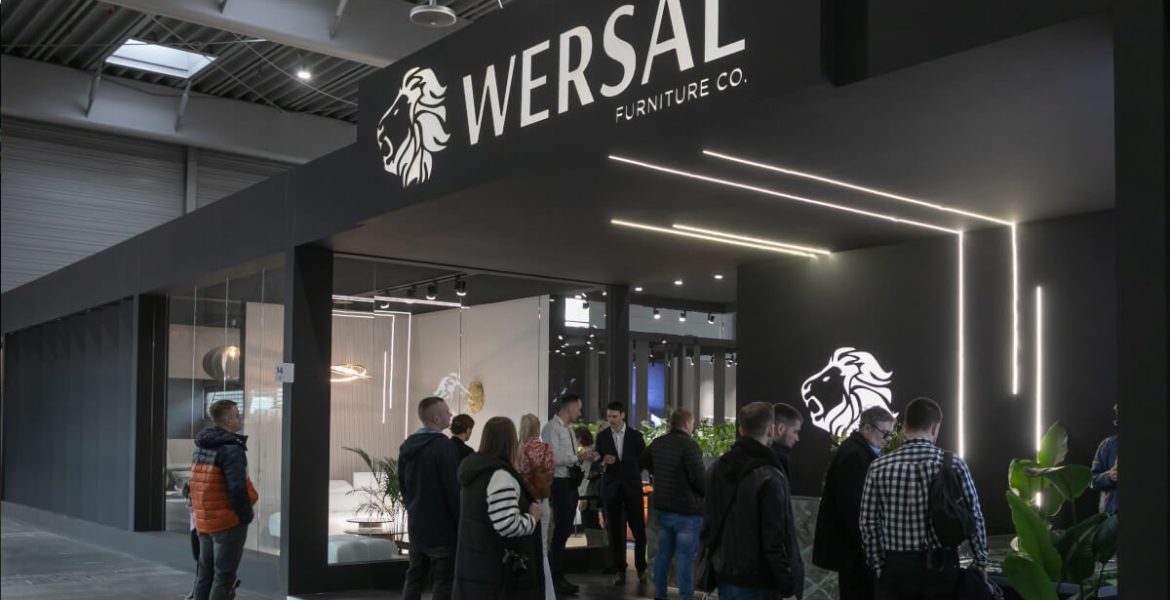 Wejście na stoisko Wersal Meble Polska 2023