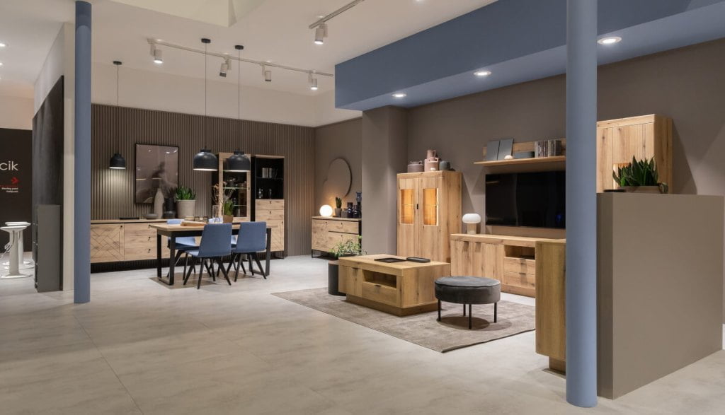 Meble Wójcik na targach Meble Polska 2023 - ekspozycja.