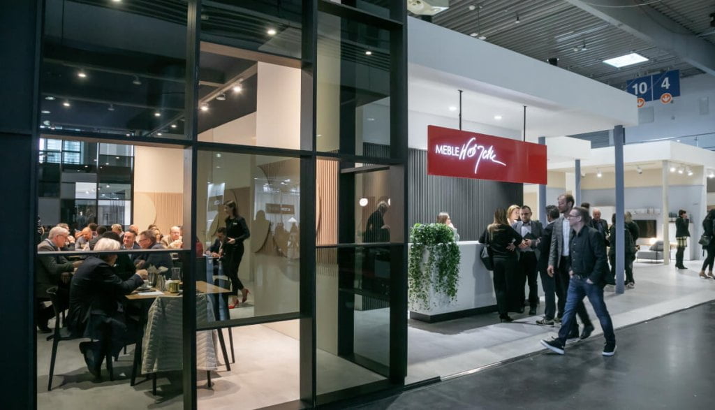Wejście na stoisko Meble Wójcik