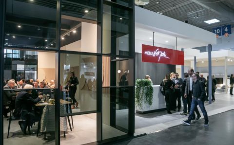 Meble Wójcik na targach Meble Polska 2023 - wejście.