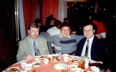 Tajwan, wizyta biznesowa z Bogdanem Kaczmarkiem, marzec 1992 r.