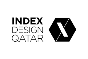Logo targów index design w Katarze.