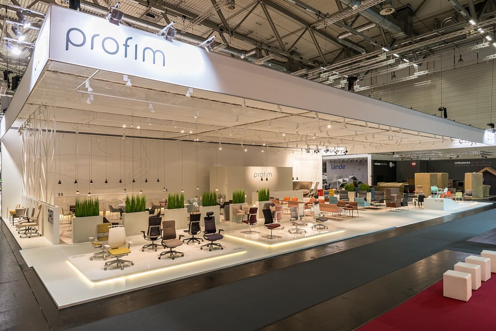 Targi „Orgatec” w Kolonii, stoisko firmy Profim, 2016 r.