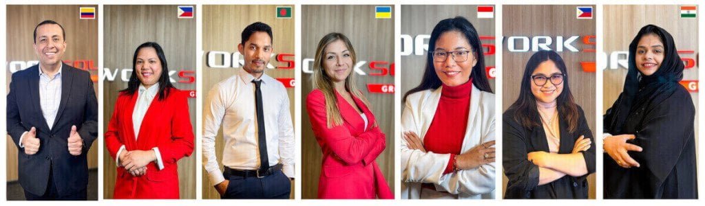 Worksol - pracownicy z różnych krajów - narodowości