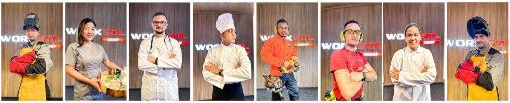 Worksol - pracownicy z różnych krajów - zawody