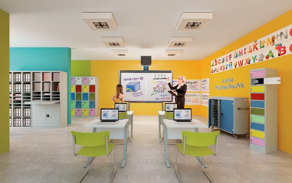 W ofercie firmy Malow znajdują się wyroby pozwalające na kompleksowe wyposażenie sal szkolnych.