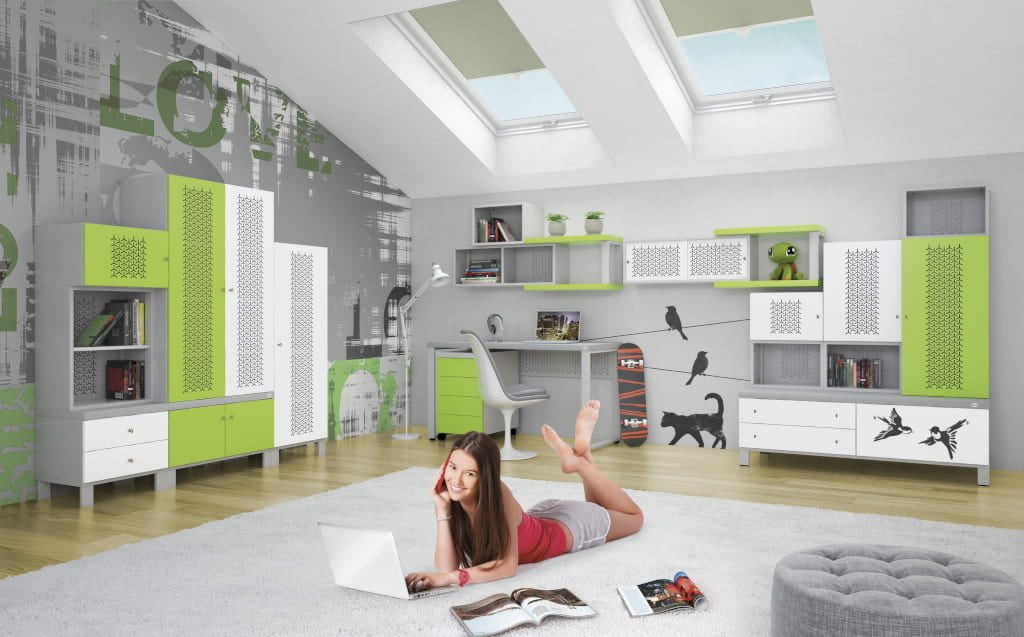 Zestaw młodzieżowy „Fusion” od Malow zaprojektowany, aby można było samodzielnie, dowolnie aranżować przestrzeń w zależności od potrzeb, wyobraźni i wielkości pomieszczenia.