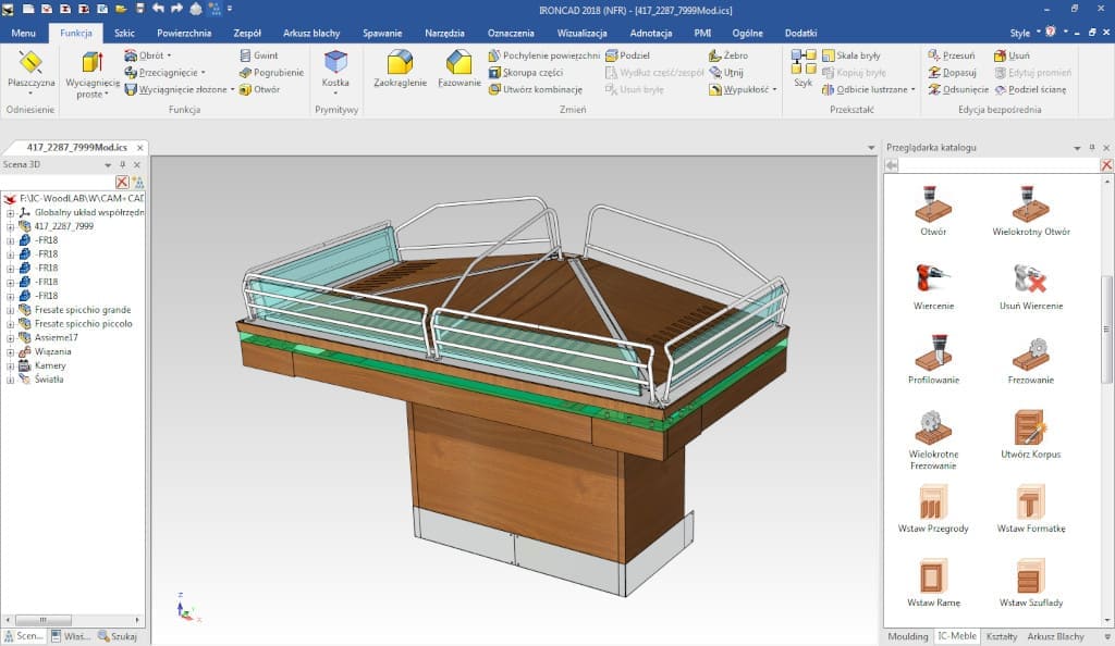 Zestaw modułowych narzędzi WoodLAB firmy TMSys pozwala na optymalizację projektowania, produkcji oraz sprzedaży.