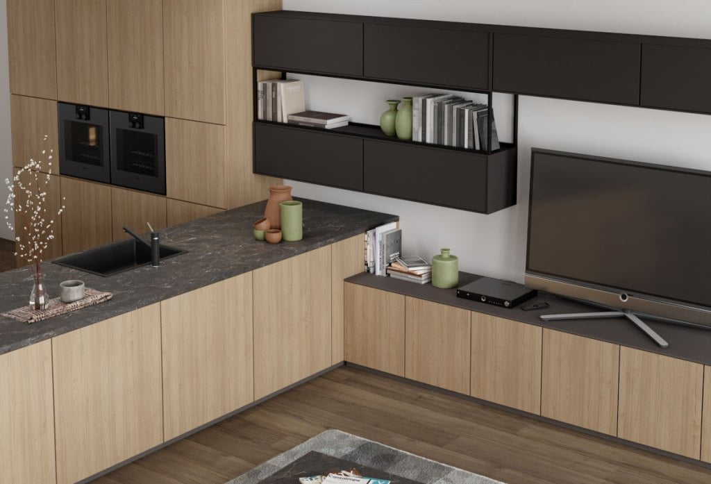 Interprint - dekor Atena na wizualizacji wnętrza