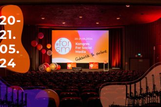 Kongres for Social Media - plakat