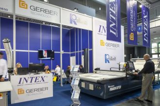 Linia technologiczna zaprezentowana przez Intex na targach „Drema 2016” przeznaczona jest do automatyzacji krojowni.