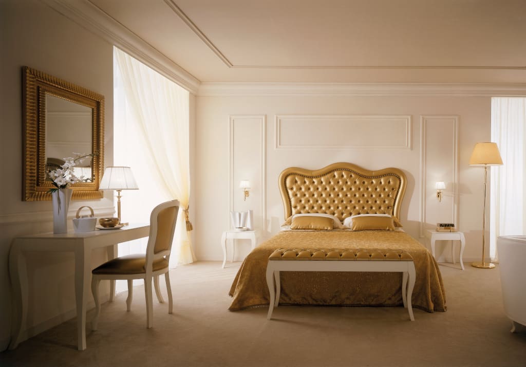 „Venice” (dystr. Rad-Pol) to eleganckie, tapicerowane łóżka kontynentalne.