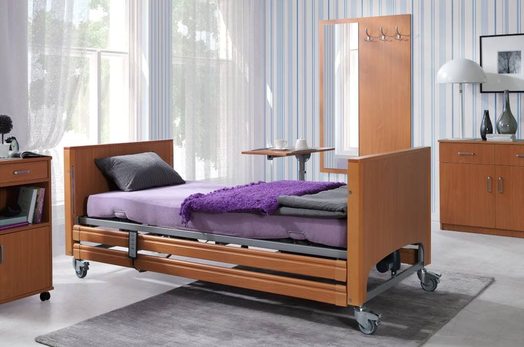 Model łóżka rehabilitacyjnego „Elbur PB 331” (prod. Prometal) to rozwiązanie stosowane z powodzeniem w wielu placówkach opieki długoterminowej oraz w środowisku domowym.