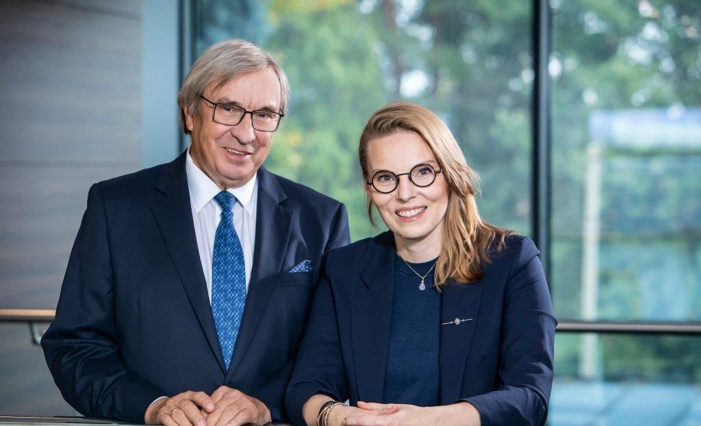 Maciej Formanowicz i Maria Florczuk - od września 2023 roku prezeska Fabryk Mebli FORTE.