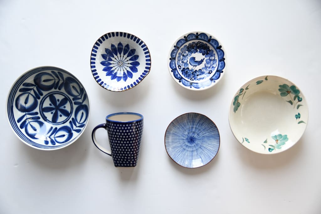 Polskie i japońskie talerze.