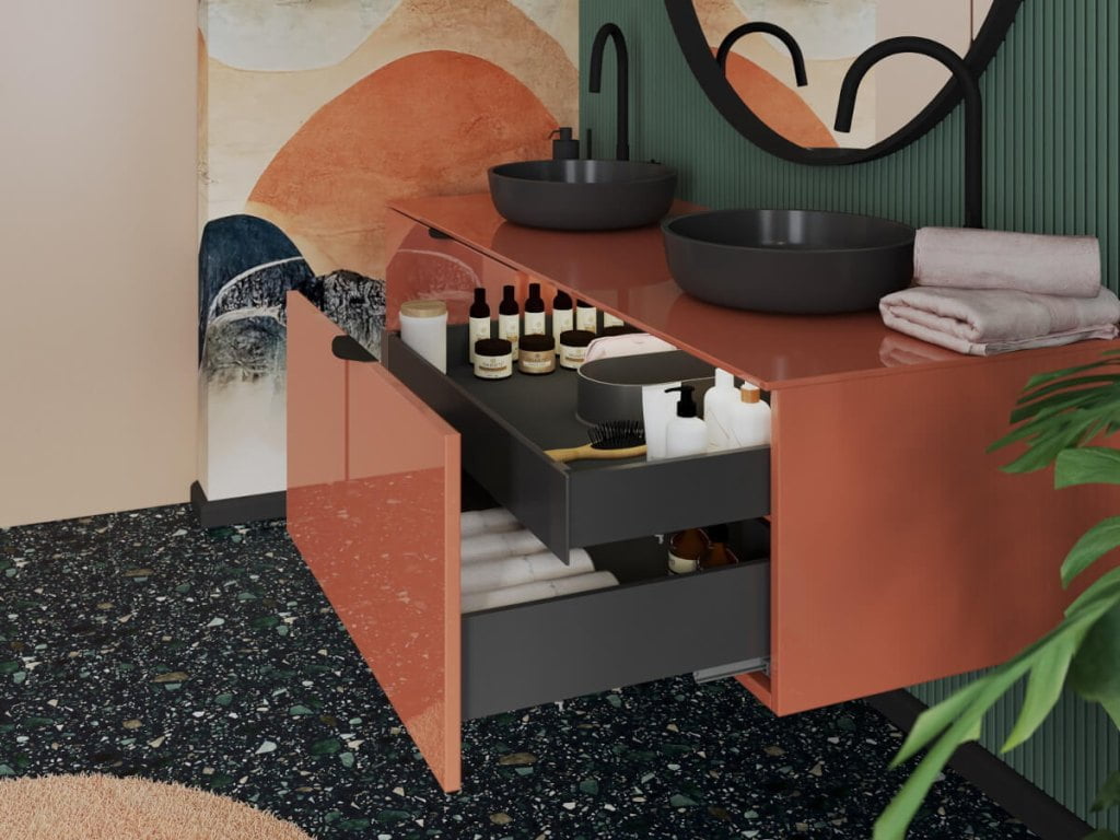 REJS - szuflady Ultra Box w łazience - miesięcznik i portal informacyjny branży meblarskiej biznes.meble.pl