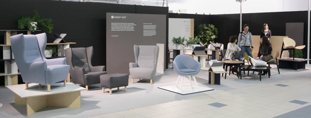Stoisko firmy Marbet Style, targi mebli „Warsaw Home”, 2016 r.
