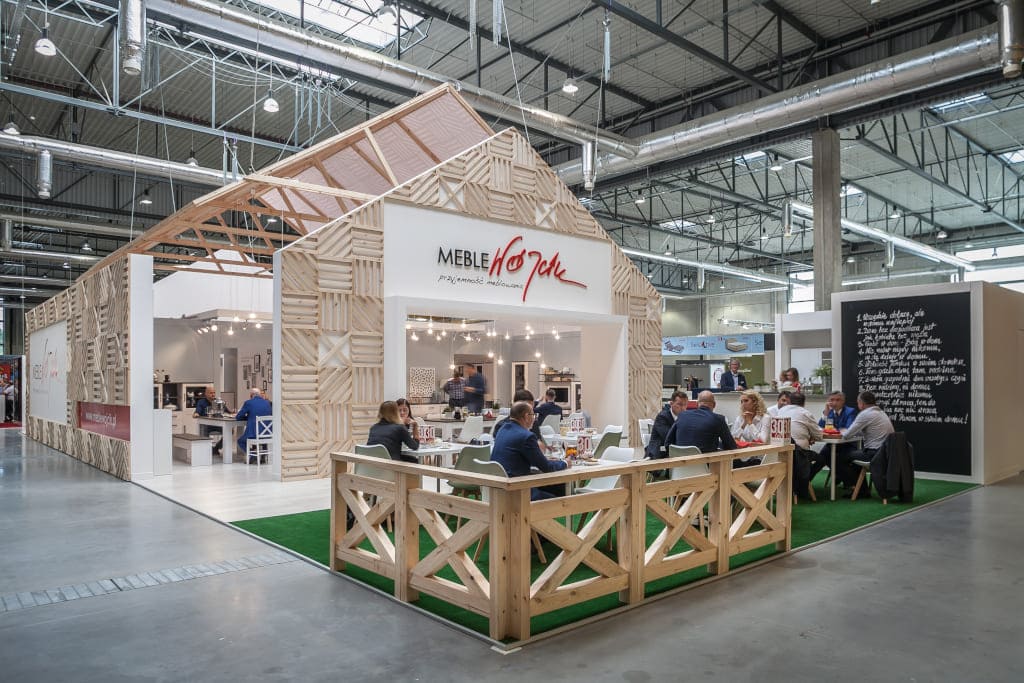 Stoisko Mebli Wójcik, Międzynarodowe Targi Meblowe w Ostródzie, 2016 r.