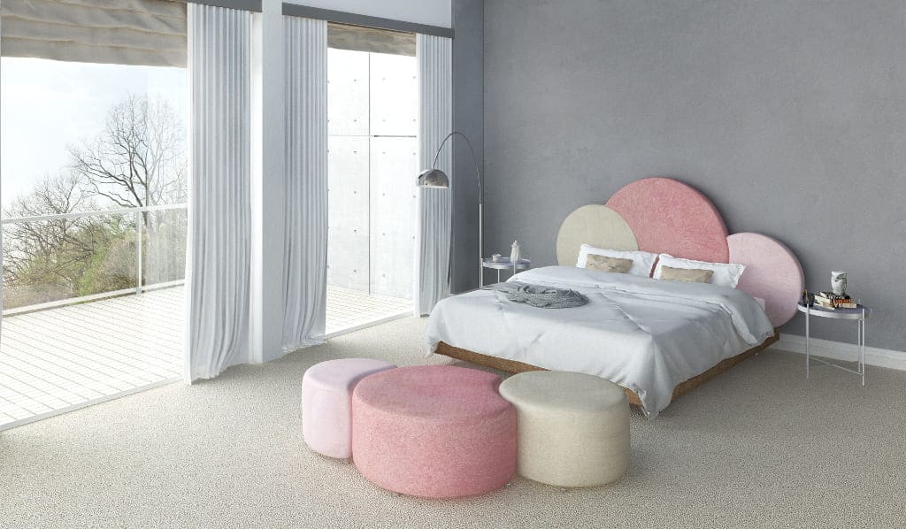 Marka Ammadora rekomenduje do hoteli m.in. łóżko „#MissYou” z kolekcji „#Love” (proj. Omenaa Mensah). Wymiary: 180x200 cm, powierzchnia spania – 160x200 cm. Producent – Ammadora & JMB Design.