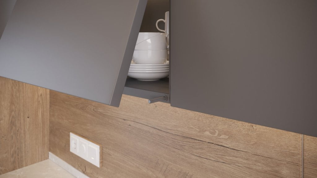 GTV - odbojnik SALTO NOVA wpuszczany antracyt