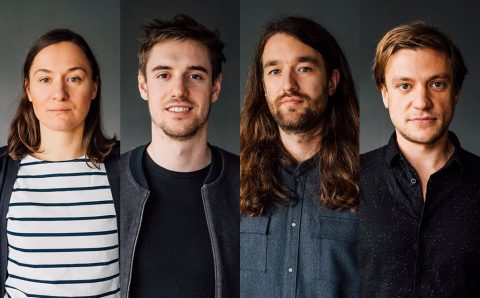 Od lewej: Hanna Kokczyńska, Benjamin Kuna, Jacek Majewski, Mikołaj Molenda, założyciele marki Tylko.