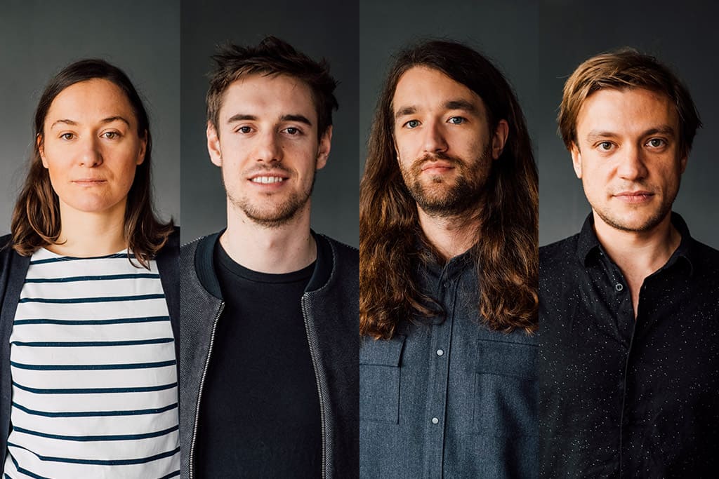 Od lewej: Hanna Kokczyńska, Benjamin Kuna, Jacek Majewski, Mikołaj Molenda, założyciele marki Tylko.