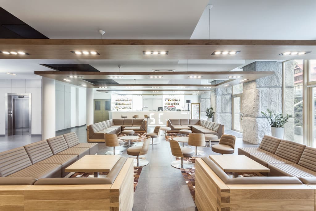 W hotelu Nosalowy Dwór w Zakopanem znalazła zastosowanie kolekcja „K3” (proj. Tomek Rygalik / Studio Rygalik) firmy Paged.