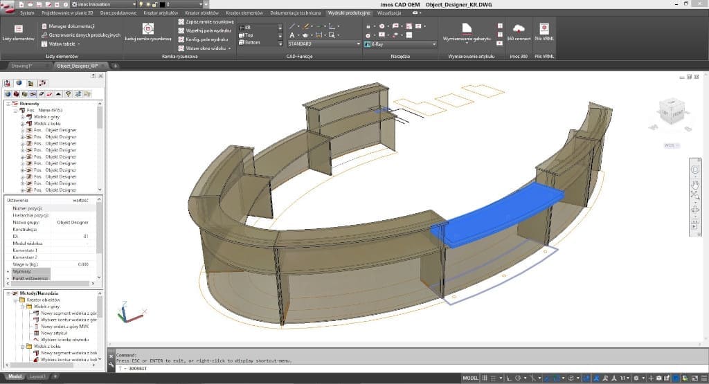Oprogramowanie Interior Design w wersji 12.0 firmy Imos umożliwia włączenie klienta końcowego w proces sprzedaży i produkcji.