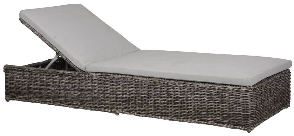 Leżanki outdoor z kolekcji „Mauritius” (prod. Miloo, dystr. House & More) wyplecione są z ecorattanu. Dodatkowymi atutami modelu są miękki materac i regulacja oparcia.