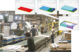 Kompletacja zamówień elementów montażowych mebli ze wsparciem na ekranie – możliwa przy użyciu modułowego systemu optymalizacji załadunku w logistyce towarów jednorodnych „MultiMix” firmy Multiscience.