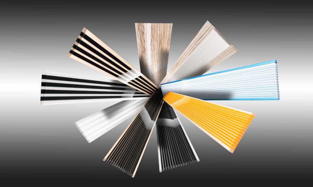 Nowe obrzeża 3D od Döllken łączą transparentność i efekt głębi.