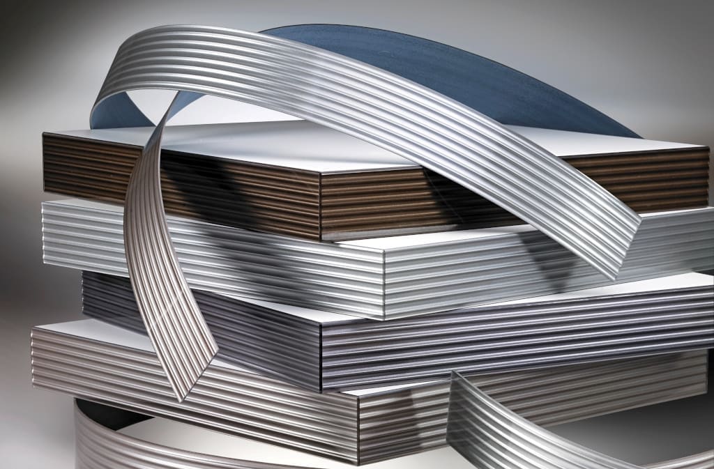 Obrzeże akrylowe 3D „Space Wave” z efektem fali od Ostermann.