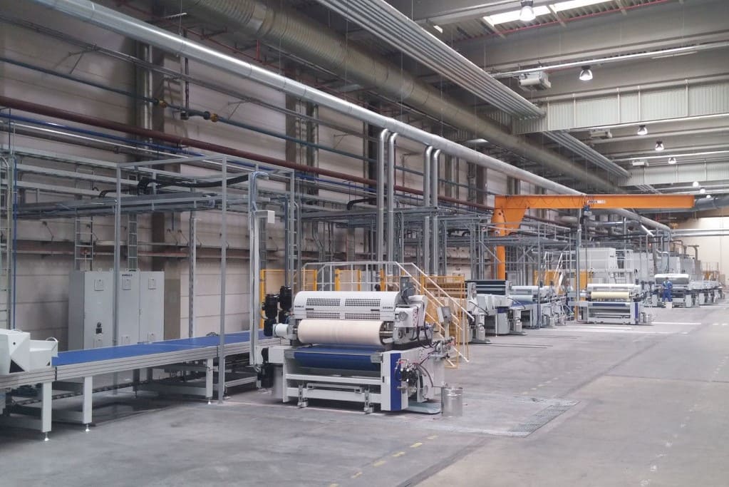 Pfleiderer Grajewo - nowa linia do lakierowania.