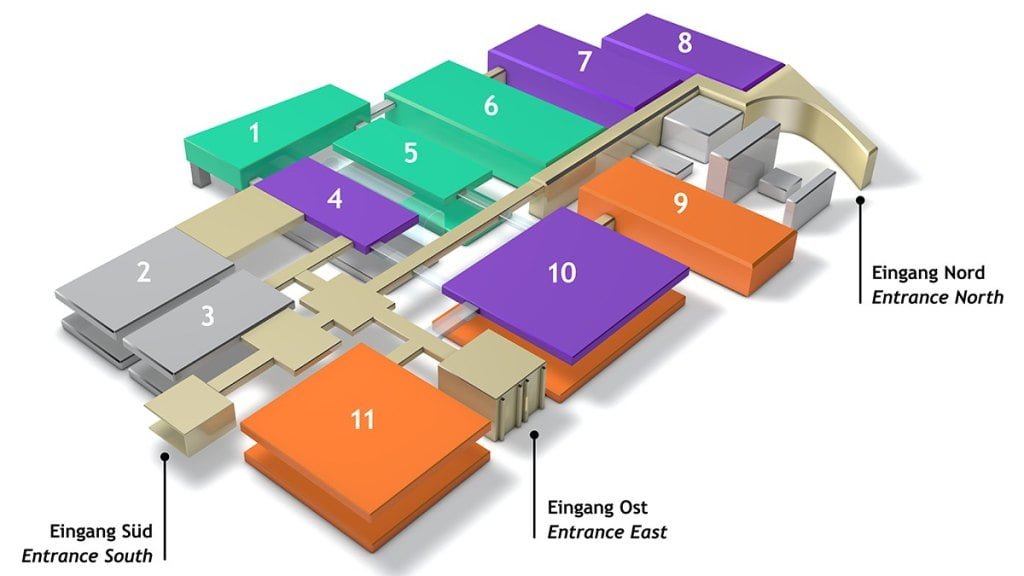 Plan targów interzum 2023.
