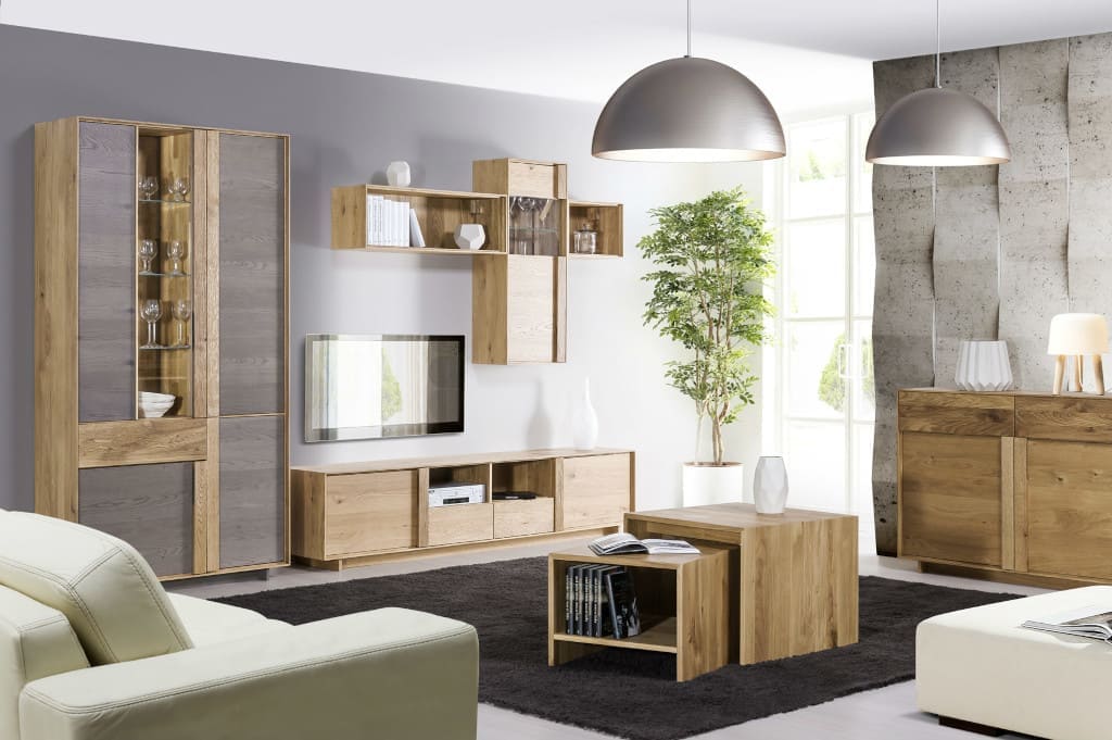 Salon „Woodline” to część kompleksowego rozwiązania do wnętrz „Woodline Home Concept” marki Klose.