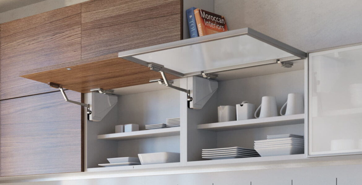 Podnośnik do mebli z oferty Salice dostępny w Belmeb.