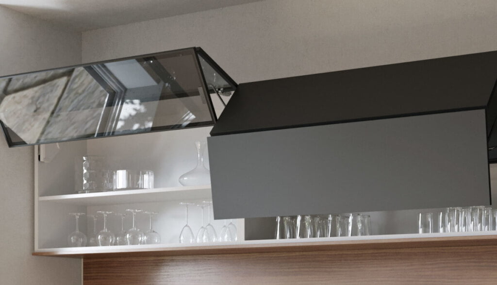 Podnośnik do mebli z oferty Salice dostępny w Belmeb.