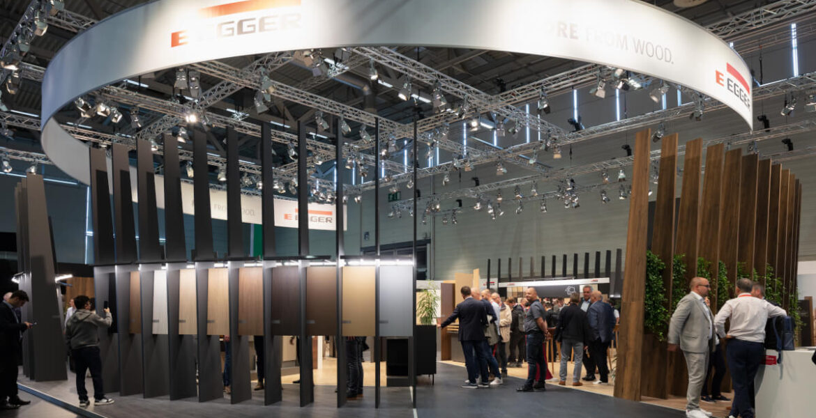 Stoisko Egger na targach interzum 2023