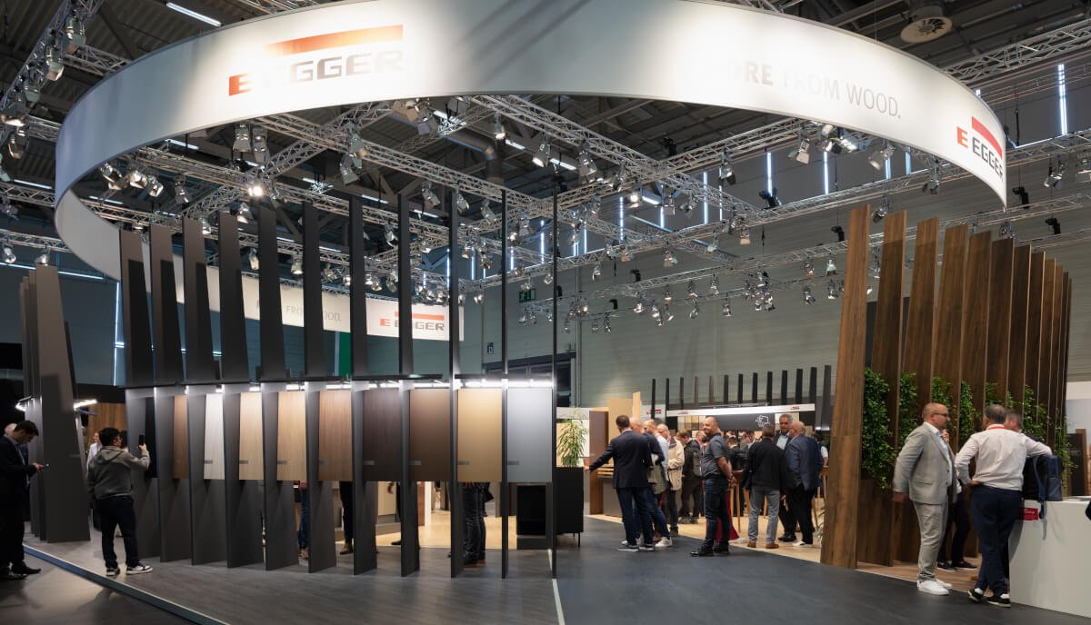 Stoisko Egger na targach interzum 2023