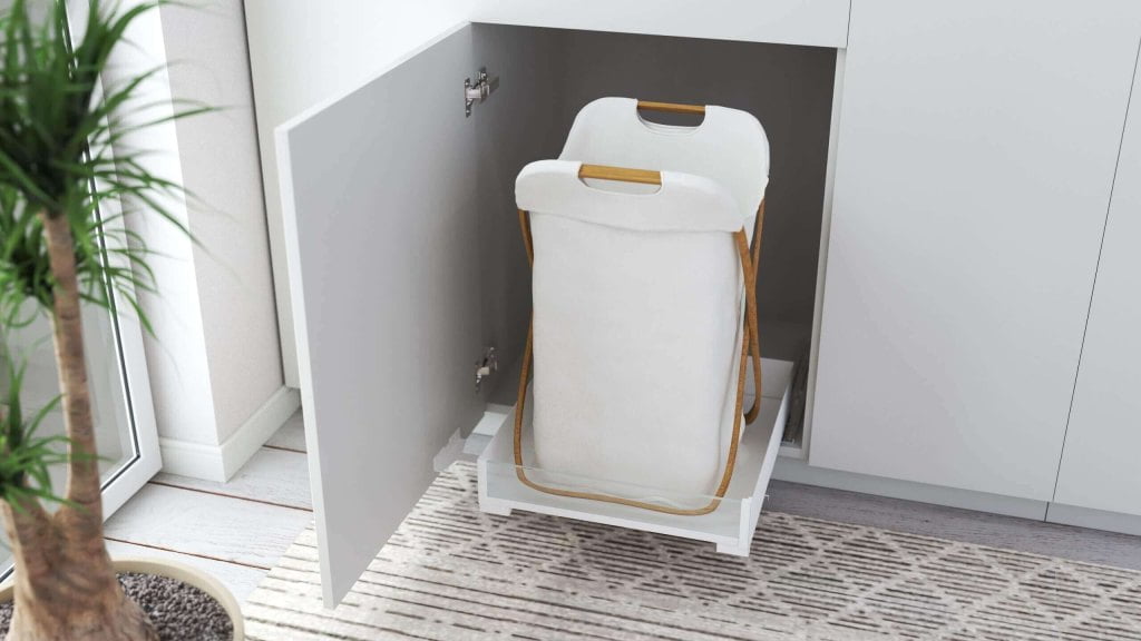 REJS szuflada z automatycznym dociagiem z koszem na bieliznę