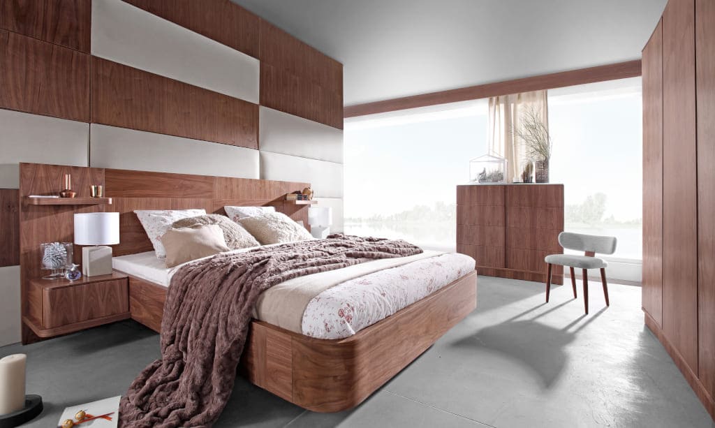 Meble do sypialni „Smile” firmy Vinotti stanowią połączenie dobrze zaprojektowanej formy z funkcjonalnością.