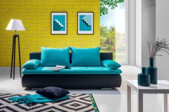 Do sofy „Diego” z oferty firmy Stagra Meble wstawiony został system rozkładania typu DL. Ten zgrabny mebel pasuje do nowocześnie zaaranżowanych wnętrz.