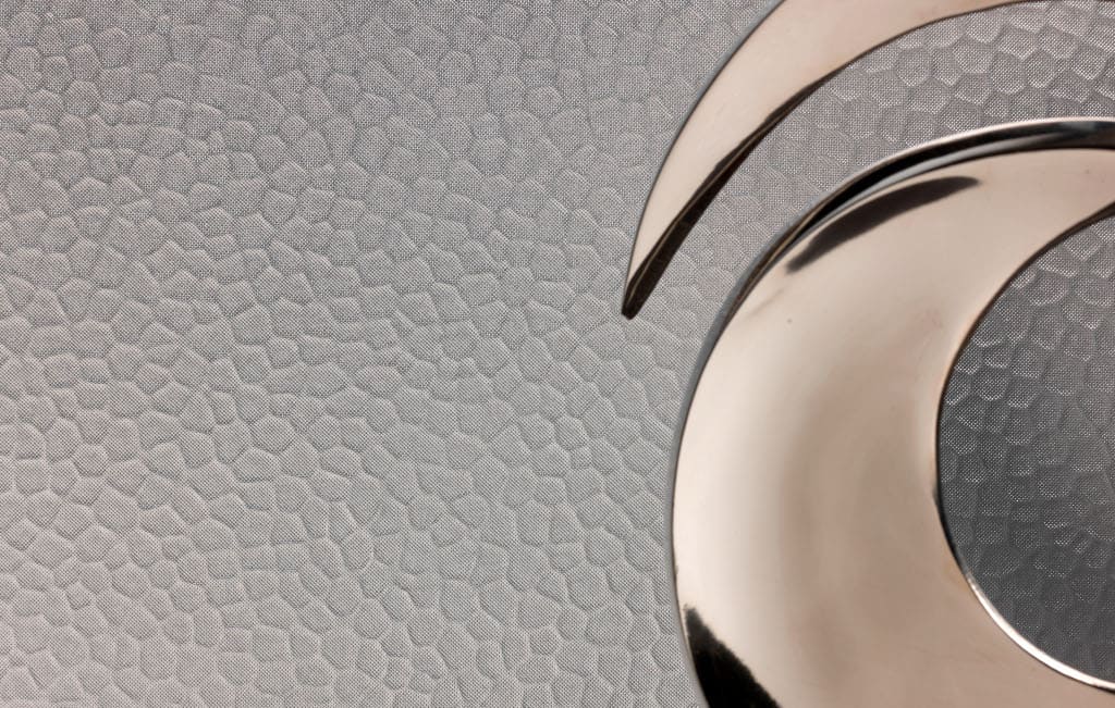 Struktura przypominająca skóry – powierzchnia laminatu firmy Formica.