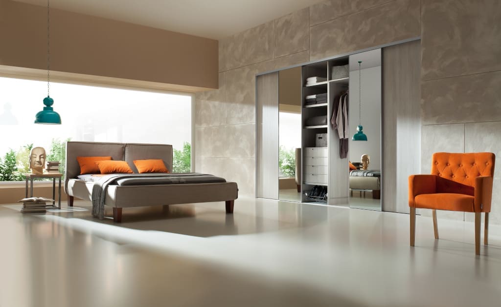 „Heliodor” – system drzwi przesuwnych do szaf i garderób firmy Komandor.