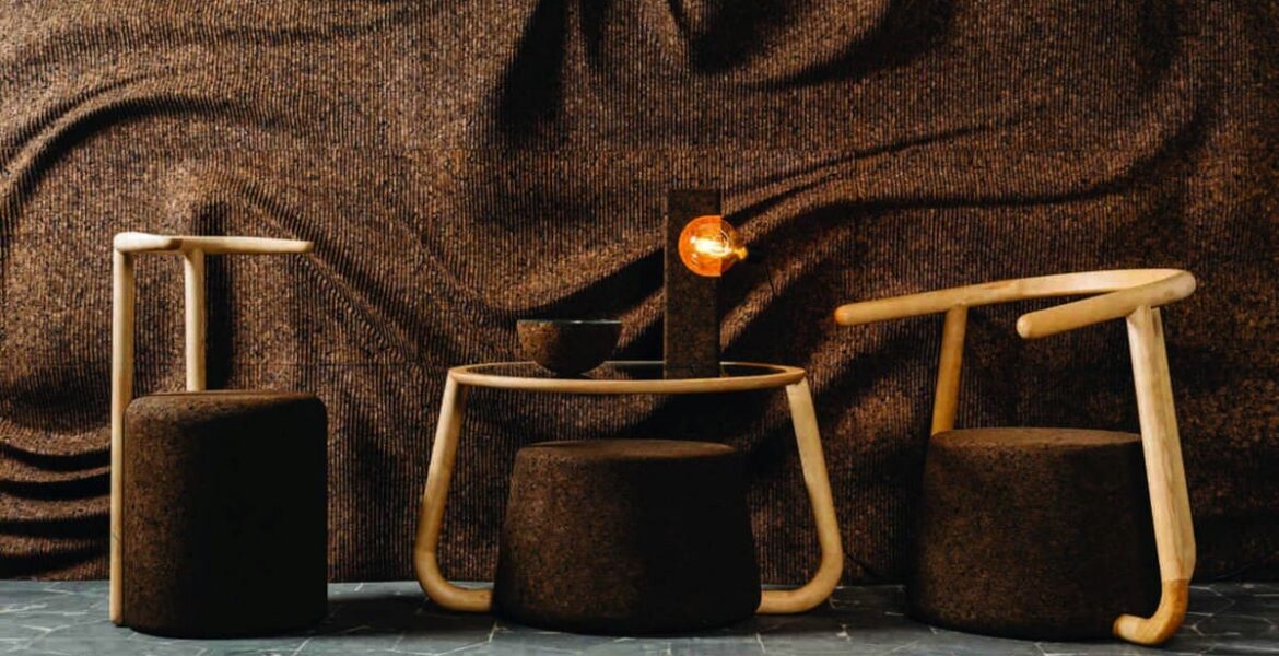 Korek dekoracyjny na ściany CORKWIRL.