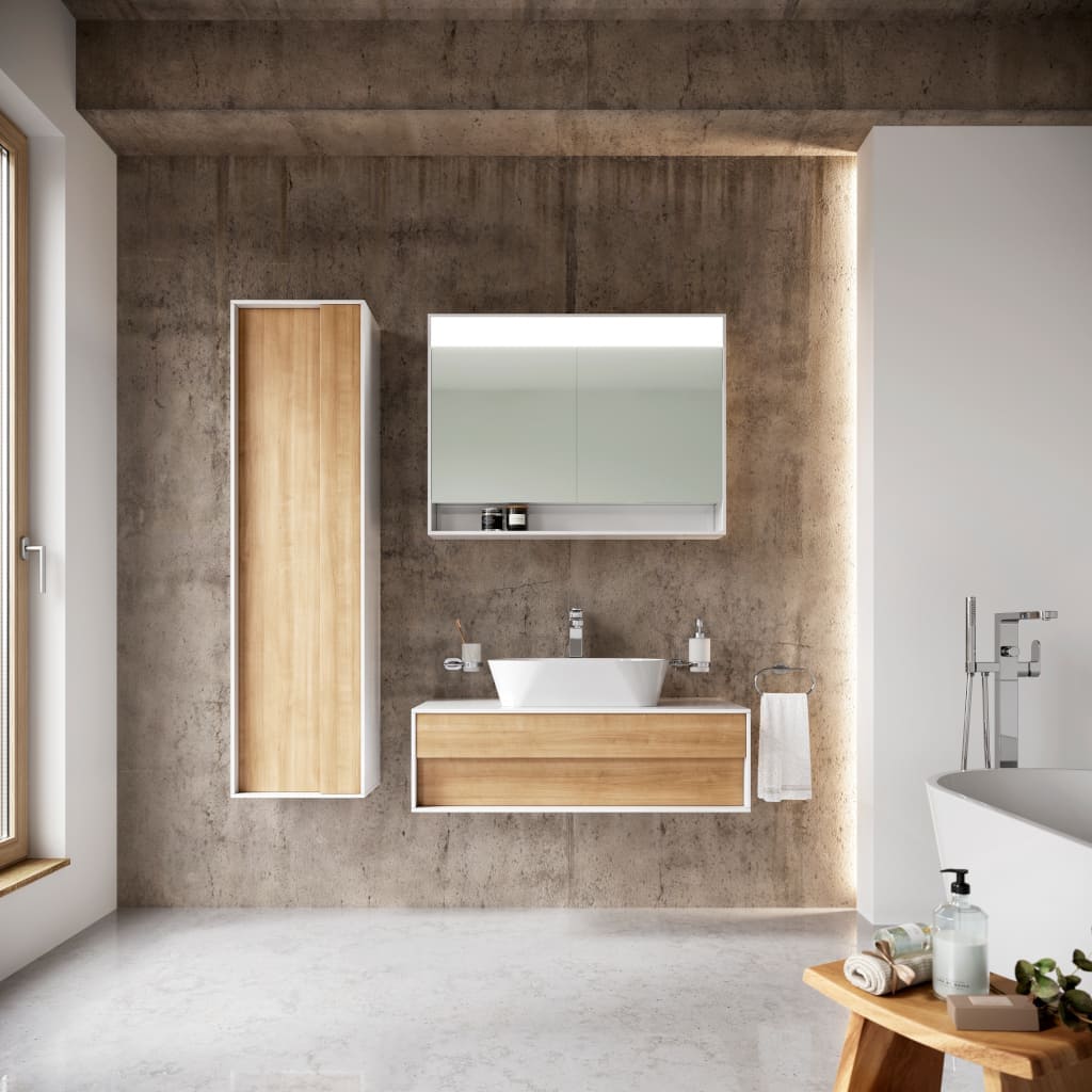 Meble do łazienki Step od Ravak Polska to pierwszy krok do funkcjonalnej, a zarazem uporządkowanej łazienki.