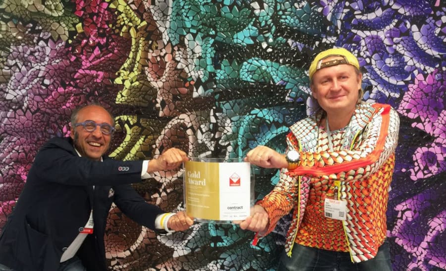 Przemysław Mac Stopa z Salvatore Pepe, założycielem firmy Mosaico Digitale.