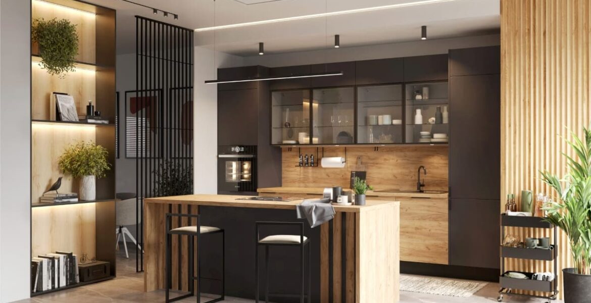 To jedno z najmodniejszych, ale i najbardziej atrakcyjnych wizualnie połączeń: czerń i lamele. Razem tworzą duet, któremu trudno się oprzeć. System KAMmono firmy KAM.