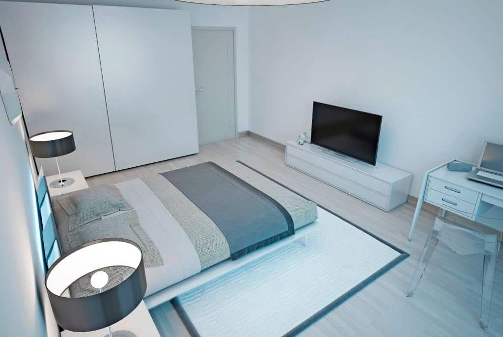 Doskonałym przykładem drzwi przesuwnych opartych na wykończeniu z płyty jest system „Superior” firmy Laguna.