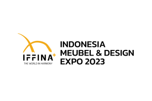 logo targów IFFINA 2023 , Targi Mebli i Wzornictwa w Indonezji 2023